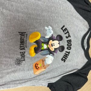 Mickey Mouse Halloween Party Quarter Sleeve shirt